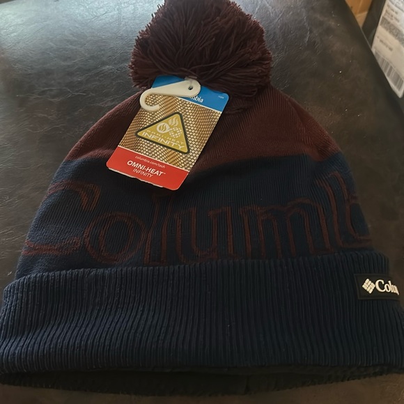 Columbia Other - Columbia Polar Powder II Omni-Heat Infinity Beanie: BLUE/RED: NEW WITH TAGS